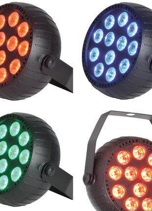 QTX Rechargeable Mini LED PAR Light Black QTX