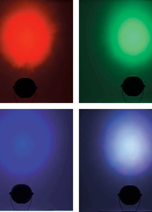 QTX Rechargeable Mini LED PAR Light Black QTX