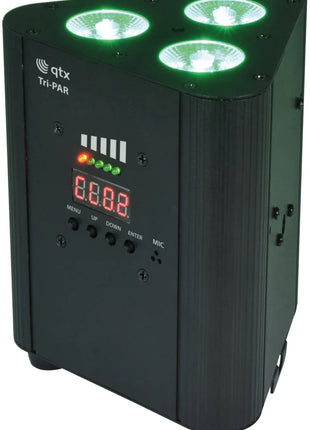 QTX Rechargeable Triple PAR Uplighter QTX