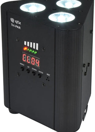 QTX Rechargeable Triple PAR Uplighter QTX
