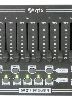 QTX DM-X16 192 Channel DMX controller QTX