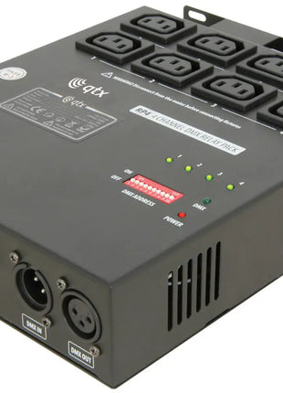 QTX RP4 4 Channel DMX Relay pack QTX