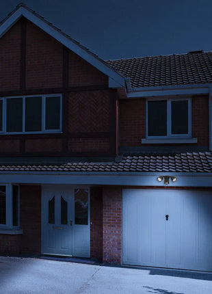 LYYT Battery Twin LED Floodlight with PIR LYYT