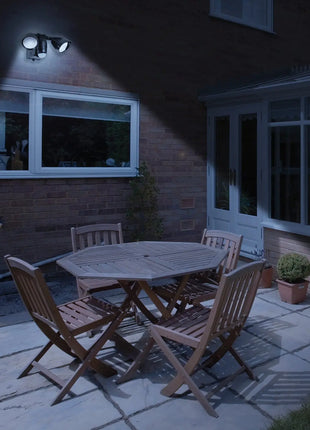 LYYT Battery Twin LED Floodlight with PIR LYYT