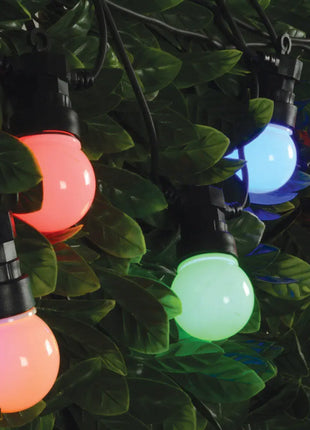 LYYT 10 Bauble Outdoor Festoon Multicolour LYYT