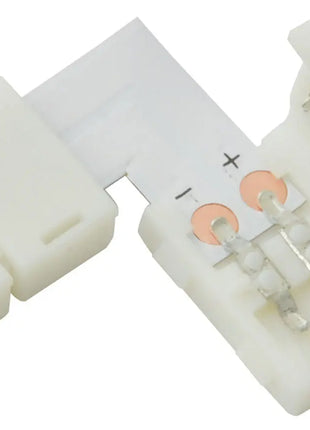 LYYT 8mm single colour LED tape L connector - pack of 5 LYYT