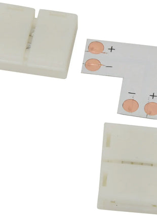 LYYT 8mm single colour LED tape L connector - pack of 5 LYYT