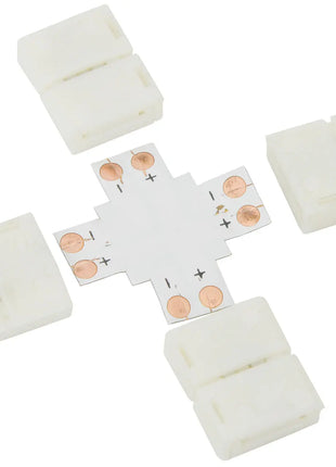 LYYT 8mm single colour LED tape X connector - pack of 5 LYYT