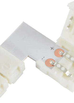 LYYT 10mm single colour LED tape L connector - pack of 5 LYYT