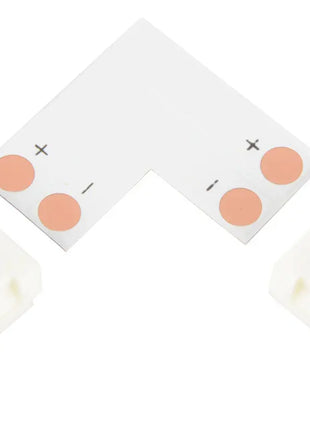 LYYT 10mm single colour LED tape L connector - pack of 5 LYYT