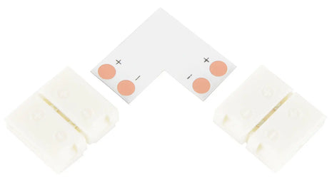 LYYT 10mm single colour LED tape L connector - pack of 5 LYYT