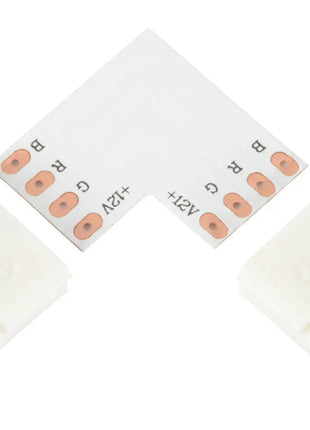 LYYT 12mm RGB LED tape L connector - pack of 5 LYYT