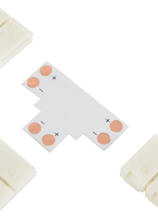 LYYT 10mm single colour LED tape T connector - pack of 5 LYYT