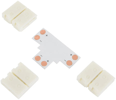 LYYT 10mm single colour LED tape T connector - pack of 5 LYYT