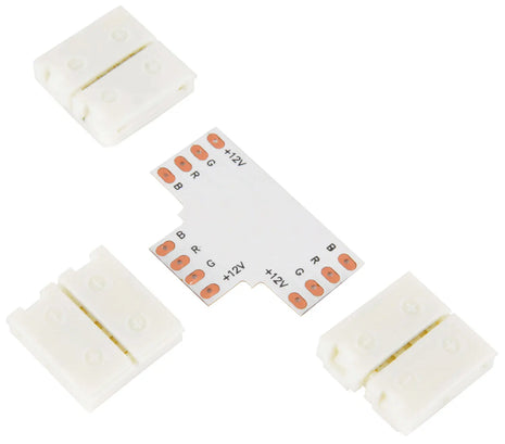 LYYT 12mm RGB LED tape T connector - pack of 5 LYYT