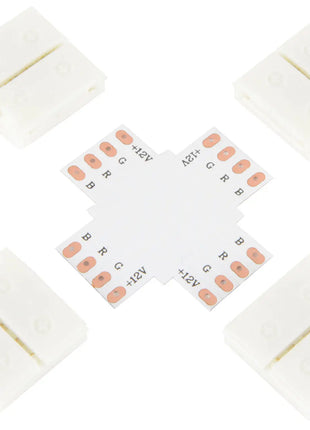 LYYT 12mm RGB LED tape X connector - pack of 5 LYYT