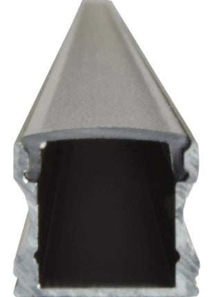 LYYT Black Aluminium LED Tape Profile Tall Crown 1m LYYT