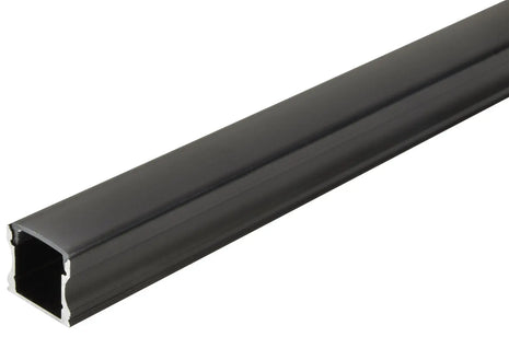 LYYT Black Aluminium LED Tape Profile Tall Crown 2m LYYT