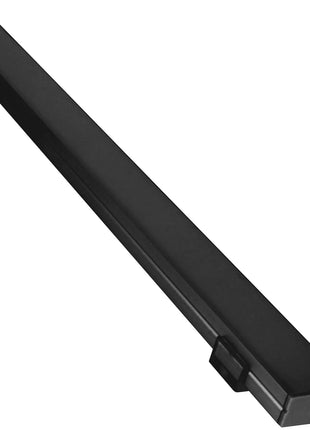 LYYT Aluminium LED Tape Profile Wide Crown 2m Black LYYT