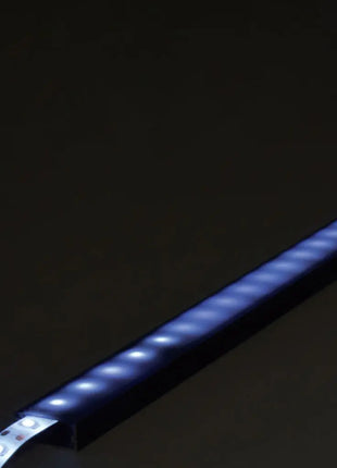 LYYT Aluminium LED Tape Profile Wide Crown 2m Black LYYT