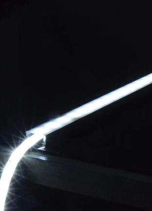 LYYT Aluminium LED Tape Profile Wide Crown 2m Black LYYT