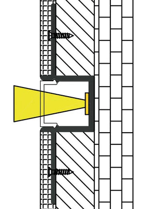 LYYT Flush Mount Plaster In 1m LYYT