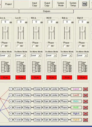 FBT Audio DLM-26 Digital Loudspeaker Management Processor, 2in, 6out