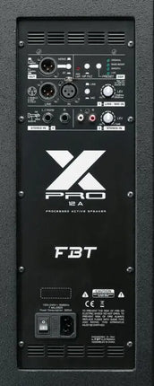 FBT Audio X-PRO 12A Processed Active Speaker - 12" + 1" -1000Wrms- 80°Hx50°V -Plywood cab