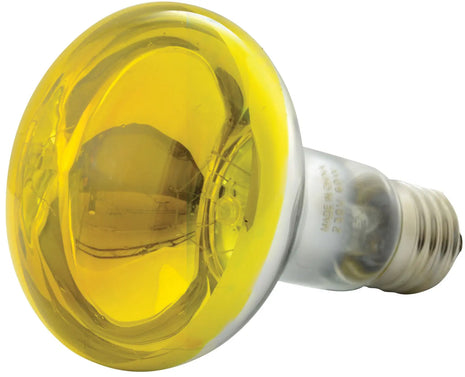QTX R80 Reflector Bulb E27 Yellow QTX