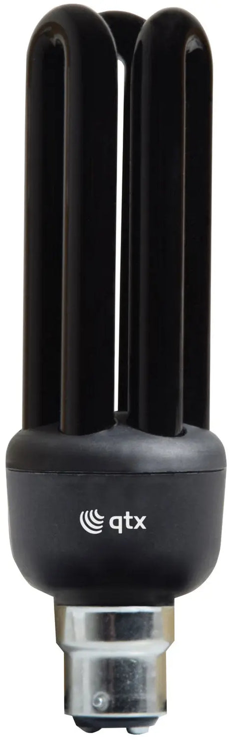 QTX Black Light UV Bulb Low Energy B22 20W QTX