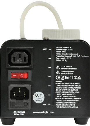 QTX QTFX-400 Compact Fog Machine QTX