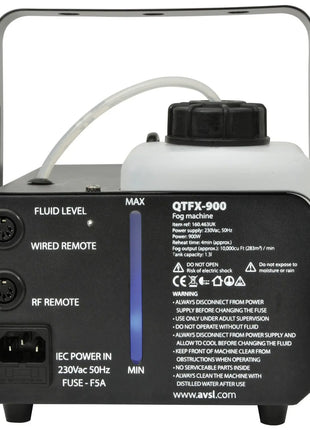 QTX QTFX-900 fog machine 900W QTX