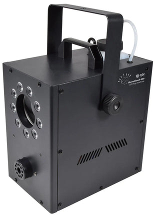 QTX Compact LED Fog Machine with RGB Moonflower Effect 400W QTX