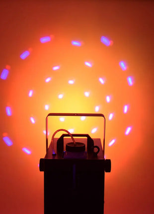 QTX Compact LED Fog Machine with RGB Moonflower Effect 400W QTX