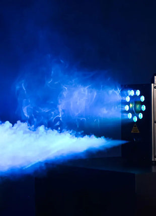 QTX Compact LED Fog Machine with RGB Moonflower Effect 400W QTX