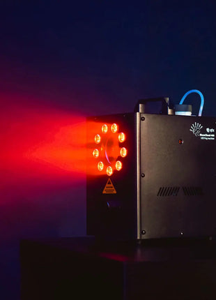 QTX Compact LED Fog Machine with RGB Moonflower Effect 400W QTX