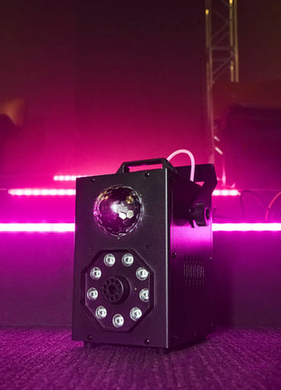 QTX Compact LED Fog Machine with RGB Magic Ball Effect 400W QTX