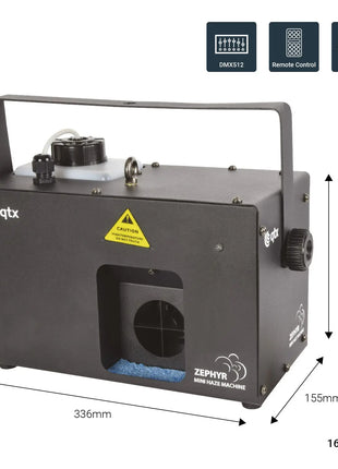 QTX Zephyr Mini Haze Machine 300W QTX