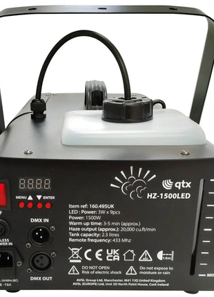 QTX LED Haze Machine 1500W QTX