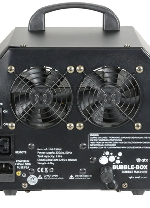 QTX Bubble Box Bubble Machine QTX