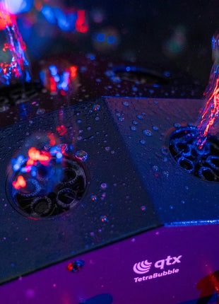 QTX High Output 4-Wheel Bubble Machine QTX