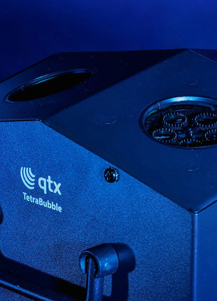 QTX High Output 4-Wheel Bubble Machine QTX