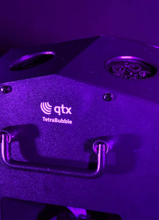 QTX High Output 4-Wheel Bubble Machine QTX