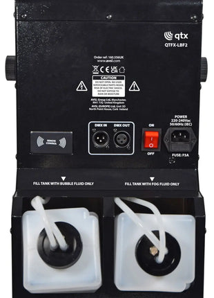QTX QTFX-LBF2: LED Bubble Fog Machine QTX