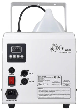 QTX 1500W Digital Snow Machine QTX