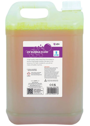 QTX UV Bubble Fluid, 5 litre QTX