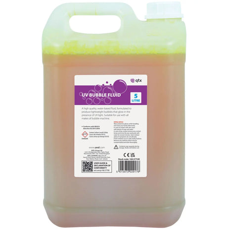 QTX UV Bubble Fluid, 5 litre QTX