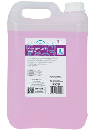 QTX High Quality Fog Fluid Pink 5L QTX