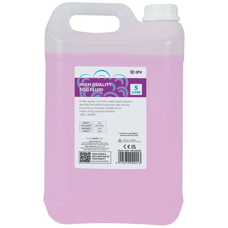 QTX High Quality Fog Fluid Pink 5L QTX