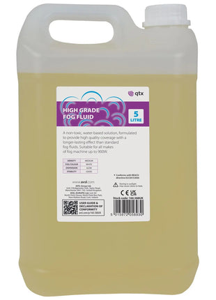 QTX Fog Fluid High Grade Orange 5L QTX
